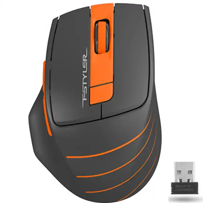 Мышь A4Tech Fstyler FG30/ORANGE (Бюджетная, Беспроводная)