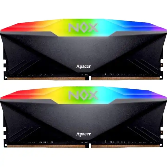 ОЗУ Apacer NOX RGB Black AH4U16G36C25YNBAA-2 (DIMM, DDR4, 16 Гб, 3600 МГц)