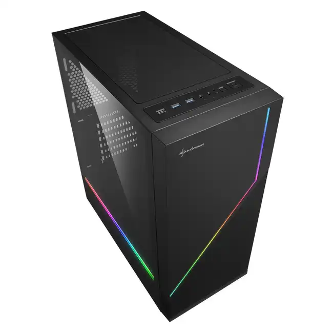 Корпус Sharkoon RGB FLOW (Игровые, Midi-Tower)