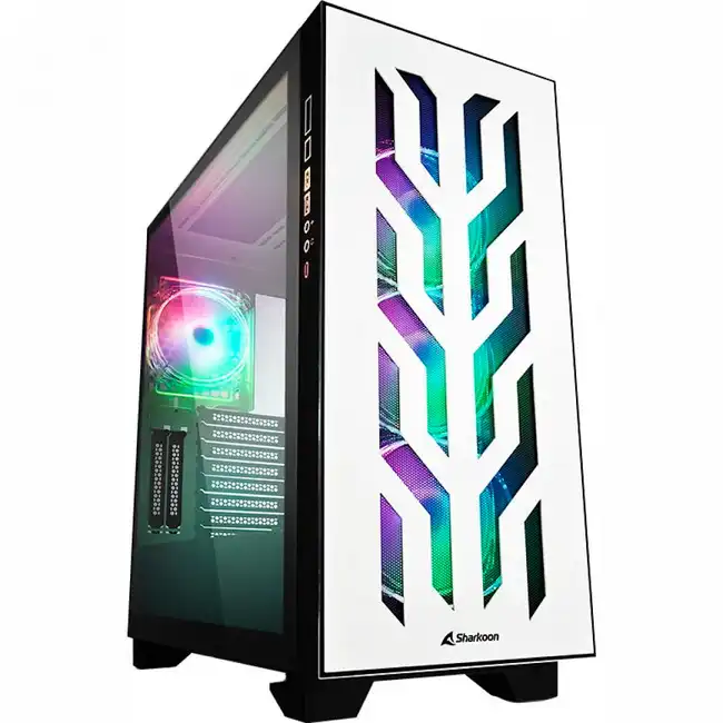 Корпус Sharkoon ELITE SHARK CA300T WHITE ELITE SHARK CA300T Wh (Игровые, Full-Tower)