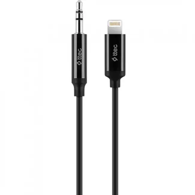 Кабель интерфейсный Ttec 2DK42S (MINI JACK 3.5 (input) - Lightning (8pin))
