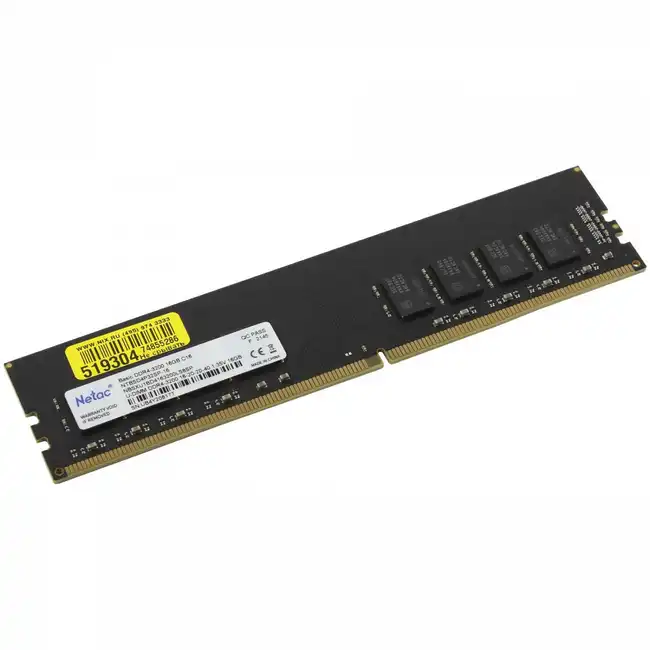 ОЗУ Netac Basic NTBSD4P32SP-16 (DIMM, DDR4, 16 Гб, 3200 МГц)