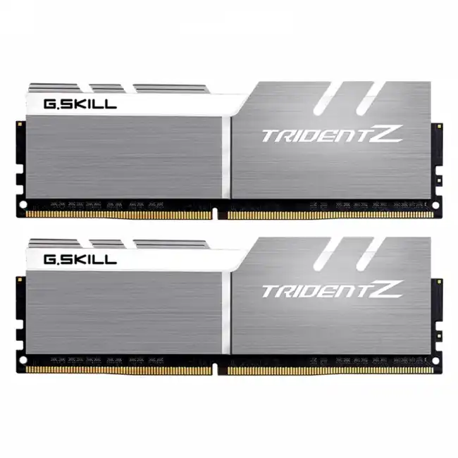 ОЗУ G.Skill Trident Z F4-3200C16D-32GTZSW (DIMM, DDR4, 32 Гб (2 х 16 Гб), 3200 МГц)