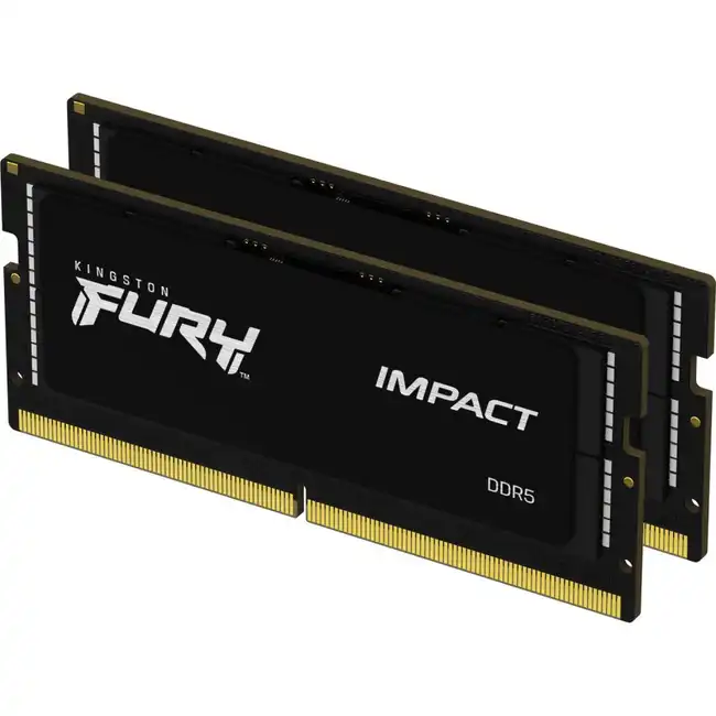 ОЗУ Kingston Fury Impact KF556S40IBK2-32 (SO-DIMM, DDR5, 32 Гб (2 х 16 Гб), 5600 МГц)