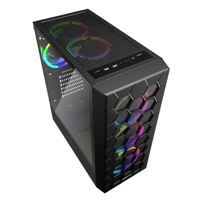 Корпус Sharkoon GB HEX BK (Игровые, Midi-Tower)