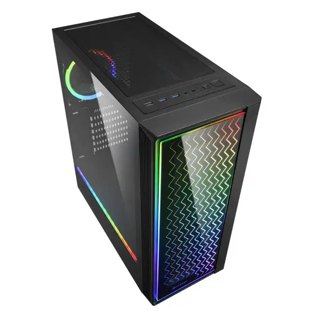 Корпус Sharkoon RGB LIT 200 (Игровые, Midi-Tower)