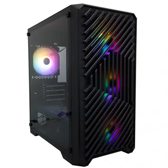 Корпус 1STPLAYER Trilobite T5 T5 BLACK (Игровые, Mini-Tower)