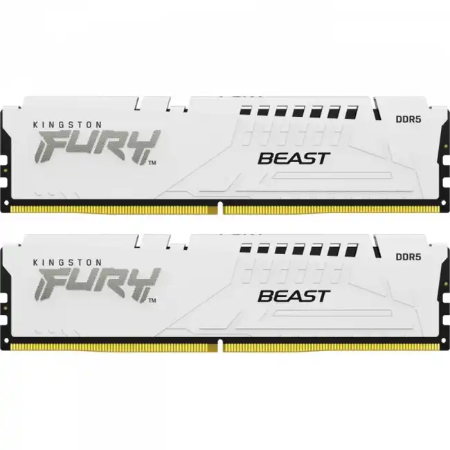 ОЗУ Kingston Beast White KF556C36BWEK2-64 (DIMM, DDR5, 64 Гб (2 х 32 Гб), 5200 МГц)