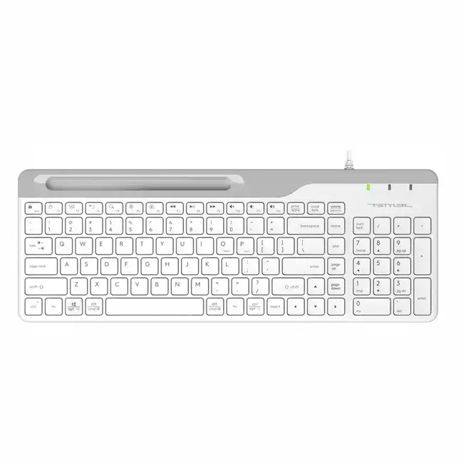 Клавиатура A4Tech Fstyler FK25 FK25 WHITE (Проводная, USB)