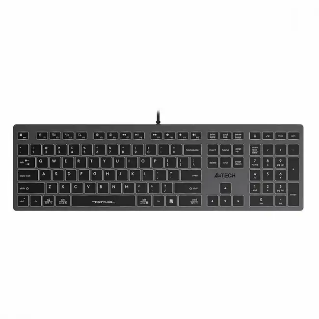 Клавиатура A4Tech Fstyler FX60 FX60 GREY / WHITE (Проводная, USB)
