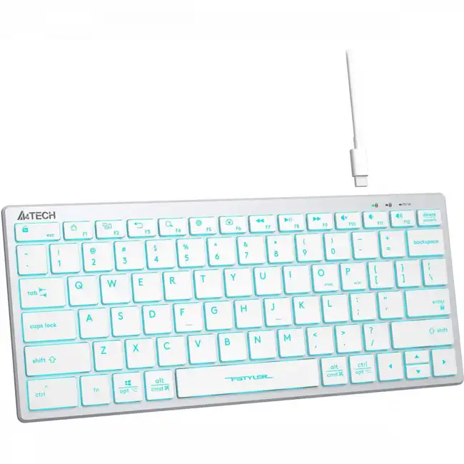 Клавиатура A4Tech Fstyler FX61 White FX61 WHITE (Проводная, USB)