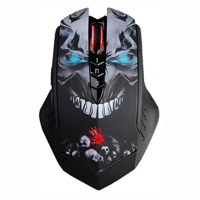 Мышь A4Tech Bloody R80 Plus Skull R80 PLUS (SKULL) (Игровая, Беспроводная)