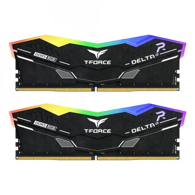 ОЗУ T-FORCE Delta Alpha RGB FF7D532G6000HC38ADC01 (DIMM, DDR5, 32 Гб (2 х 16 Гб), 6000 МГц)