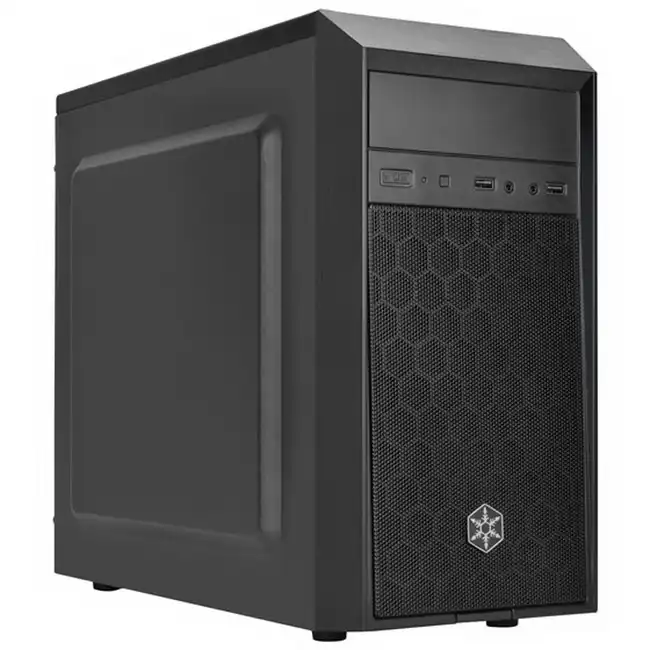 Корпус Silverstone Precision Mini Tower G410PS16B000020 (Бюджетные, Mini-Tower)