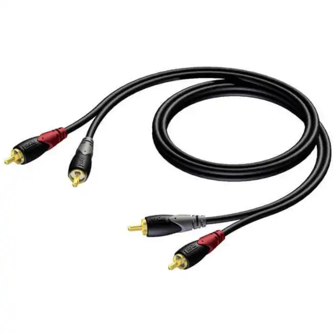 Кабель интерфейсный PROCAB 2RCA-2RCA 10м CLA800/10 (RCA x2 - XLR x2)