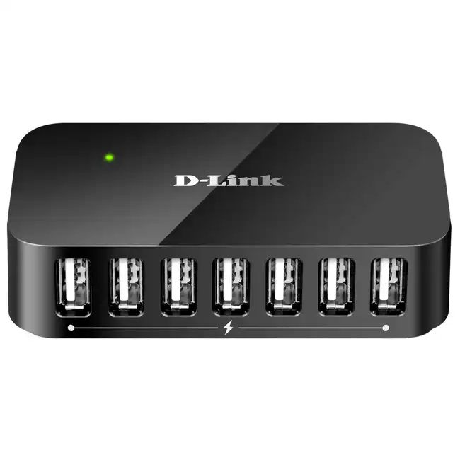 Аксессуар для ПК и Ноутбука D-link концентратор сетевой DUB-H7/B/D1A