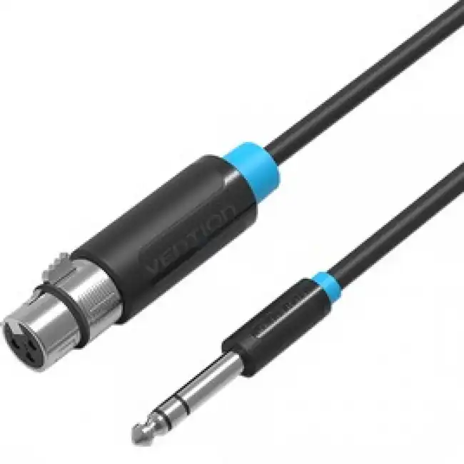 Кабель интерфейсный Vention BBEBI (JACK 6.5 (input) - XLR (input))