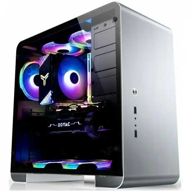 Корпус Jonsbo U4 PLUS Silver (Игровые, Midi-Tower)