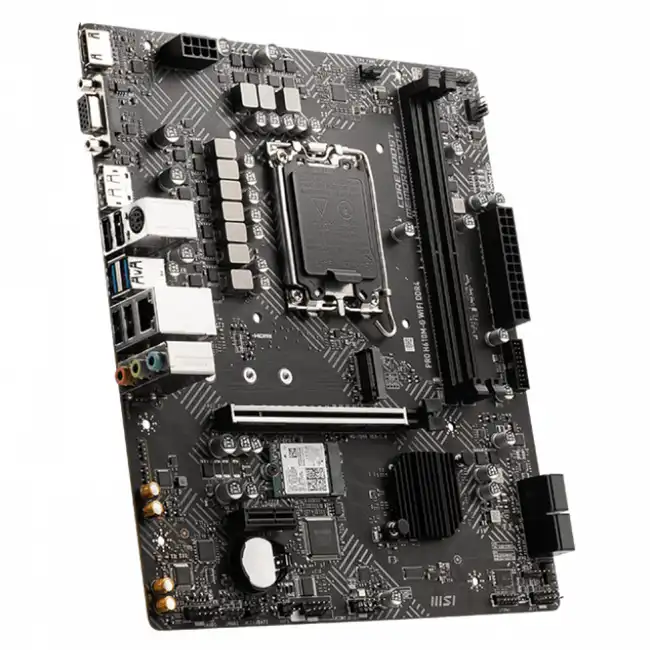 Материнская плата MSI PRO H610M-G WIFI DDR4 (Mini-ATX, LGA 1700)