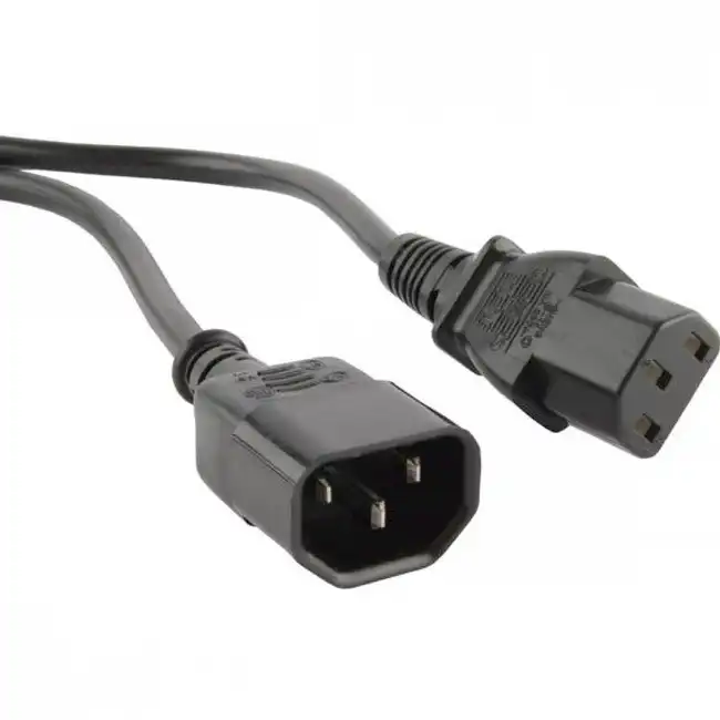 Кабель питания Hyperline PWC-IEC13-IEC14-1.8-BK