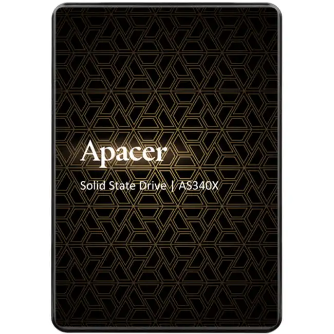 Внутренний жесткий диск Apacer AS340X AP120GAS340XC-1 (SSD (твердотельные), 120 ГБ, 2.5 дюйма, SATA)