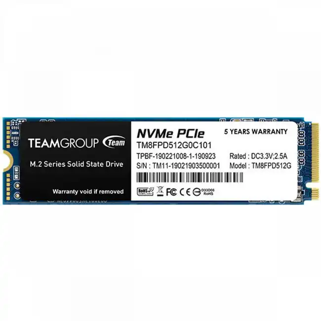 Внутренний жесткий диск Team Group MP33 PRO TM8FPD002T0C101 (SSD (твердотельные), 2 ТБ, M.2, PCIe)