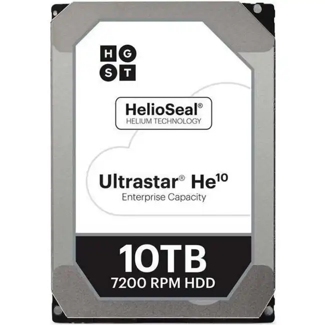 Внутренний жесткий диск HGST Ultrastar He10 0F27354 (SSD (твердотельные), 10 ТБ, 3.5 дюйма, SAS)