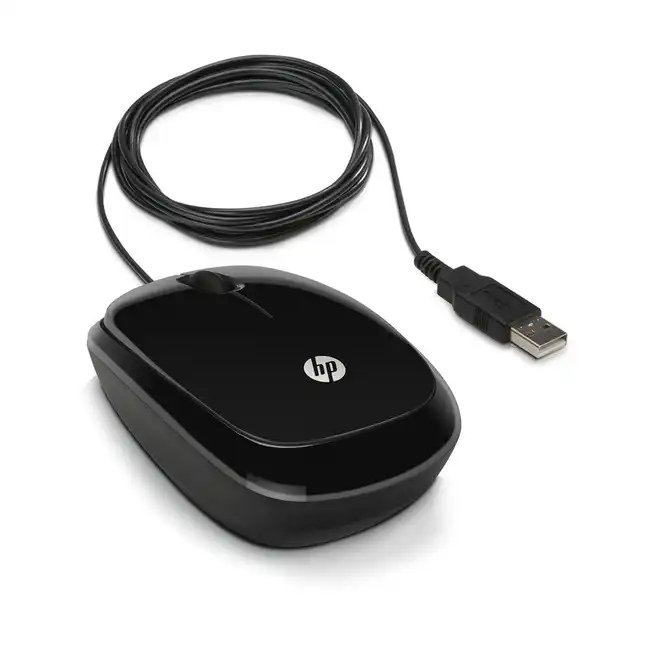 Мышь HP X1200 Wired Black Mouse H6E99AA (Бюджетная, Проводная)