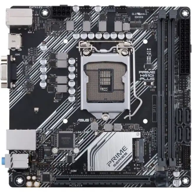 Материнская плата Asus PRIME H410I-PLUS 90MB14W0-M0EAY0|| (Mini-iTX, LGA 1200)