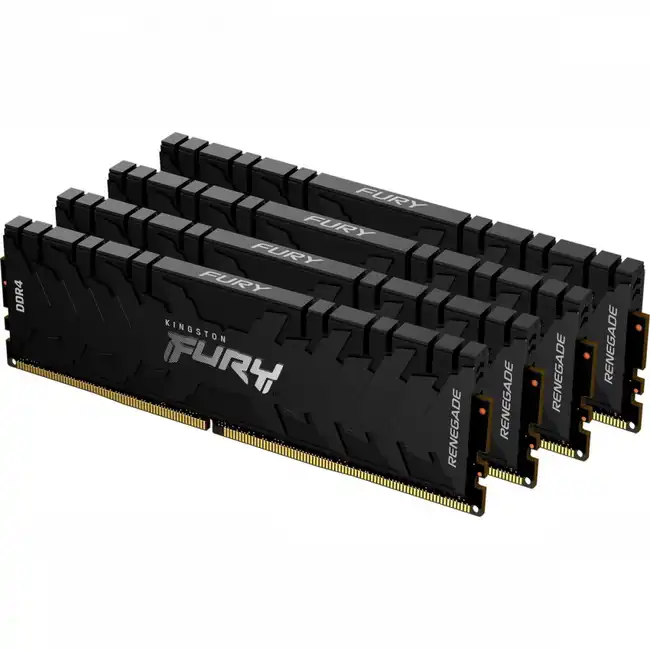 ОЗУ Kingston Fury Renegade 128 ГБ KF432C16RBK4/128 (DIMM, DDR4, 128 Гб (4 х 32 Гб), 3200 МГц)