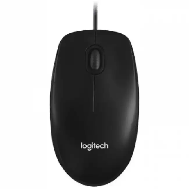 Мышь Logitech M100 910-005006 (Бюджетная, Проводная)
