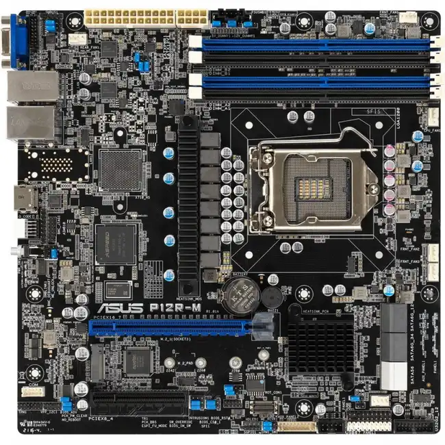 Материнская плата Asus P12R-M 90SB09X0-M1UAY0 (micro-ATX, LGA 1200)