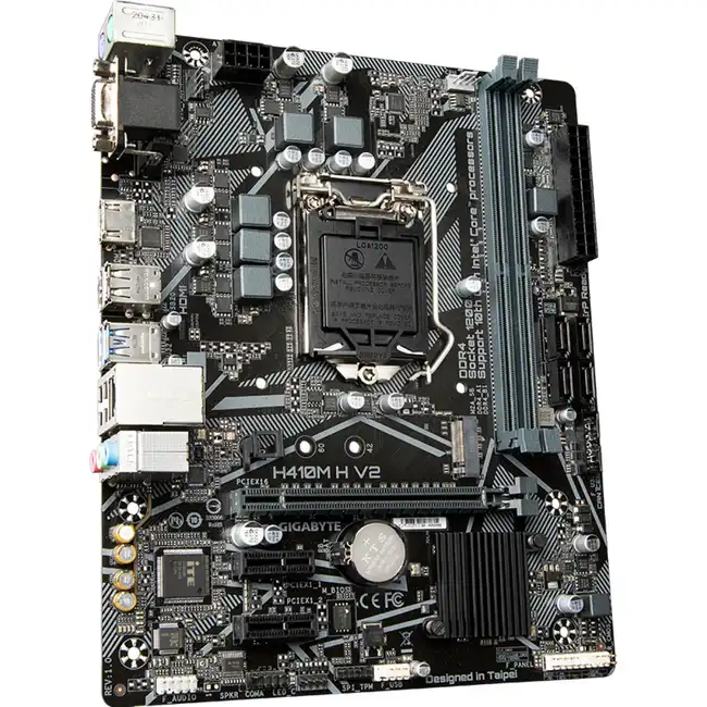 Материнская плата Gigabyte H410M H V2 GA-H410M-H V2 (Micro-ATX, LGA 1200)