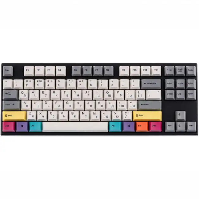 Клавиатура Varmilo VEM87 CMYK EC V2 Rose A33A024B0A3A17A007 (Проводная, USB)