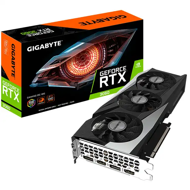 Видеокарта Gigabyte GeForce RTX 3060 GAMING OC LHR N3060GAMING OC-12GD 2.0 (12 ГБ)