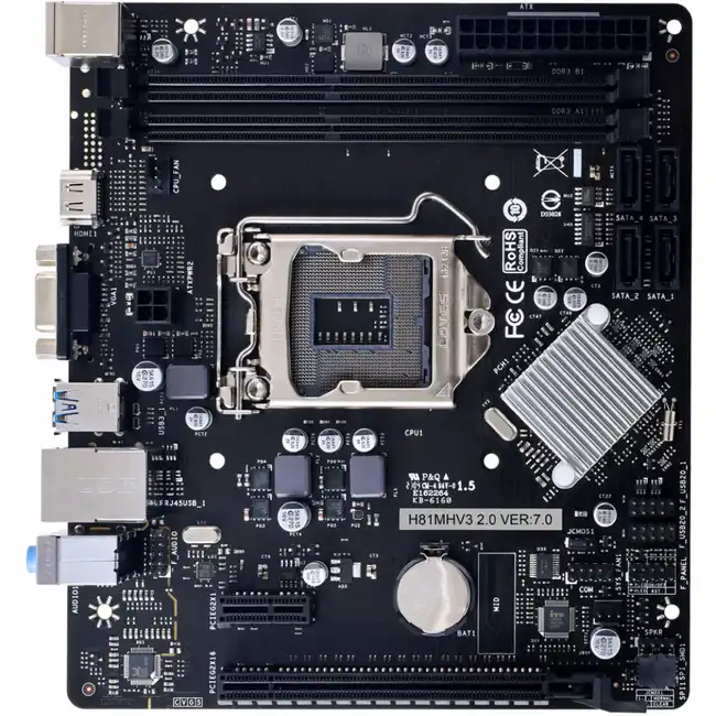 Материнская плата BIOSTAR H81MHV3 2.0 (Micro-ATX, LGA 1150)