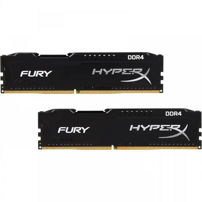 ОЗУ Kingston HyperX Fury DDR4-2666 8ГБ HX426C15FBK2/8 (DIMM, DDR4, 8 Гб (2 х 4 ГБ), 2666 МГц)