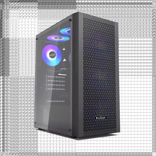 Корпус PCcooler MA100 MESH BK (Игровые, Midi-Tower)