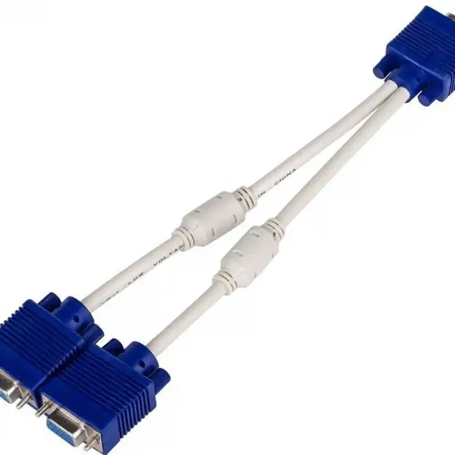 Кабель интерфейсный ATcom AT0800 (VGA (M) - 2 x VGA (F))