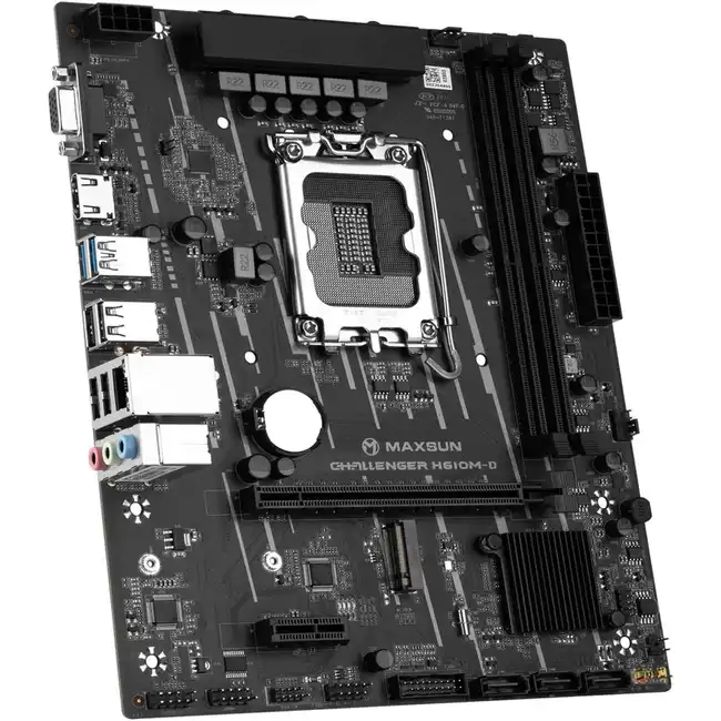Материнская плата Maxsun Challenger H610M-D MS-CH610M-D (micro-ATX, LGA 1700)