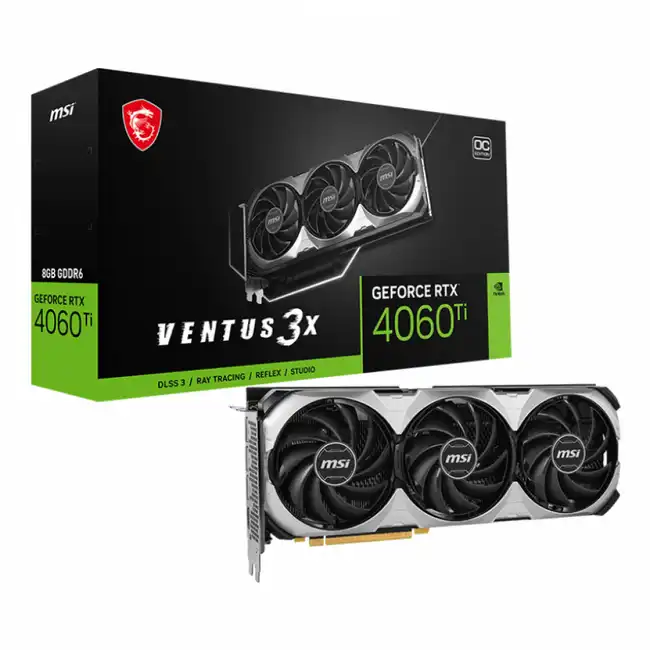 Видеокарта MSI GeForce RTX 4060 Ti VENTUS 3X 8G (8 ГБ)