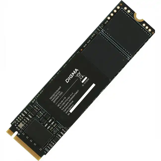 Внутренний жесткий диск Digma Meta M6 DGSM4004TM63T (SSD (твердотельные), 4 ТБ, M.2, PCIe)