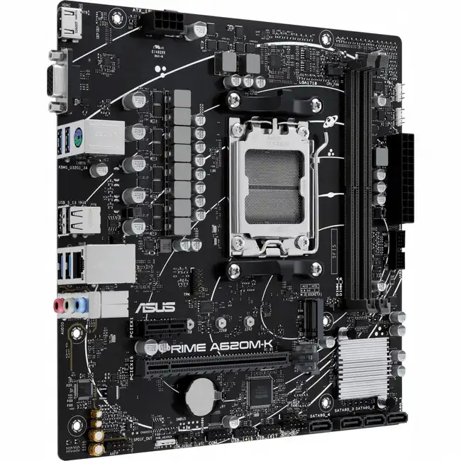 Материнская плата Asus PRIME A620M-K (micro-ATX, AMD AM5)