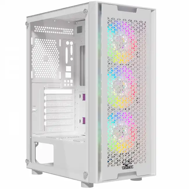 Корпус Wintek Andromeda PRO White PRO E306M-W TG (Игровые, Midi-Tower)