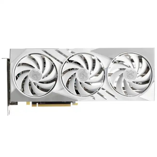 Видеокарта MSI GeForce RTX 4060 Ti GAMING SLIM WHITE 16G (16 ГБ)