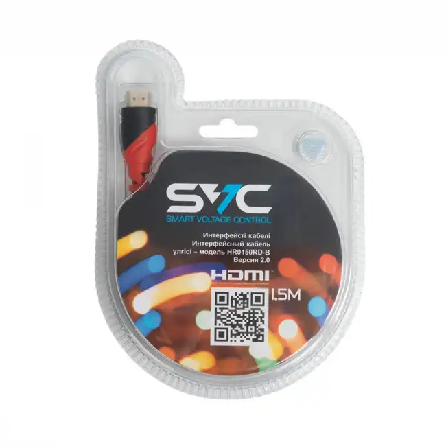 Кабель интерфейсный SVC HR0150RD-B (HDMI - HDMI)