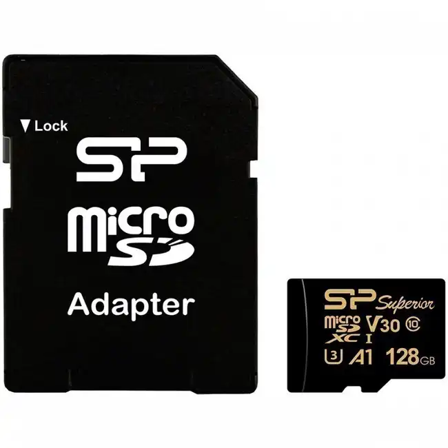 Флеш (Flash) карты Silicon Power Elite microSDXC Class 10 UHS-I U1 SP128GBSTXDV3V1GSP (128 ГБ)