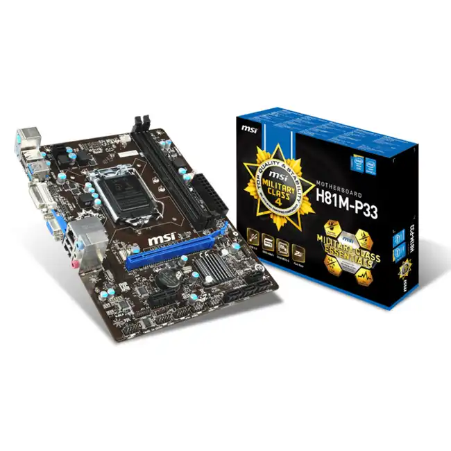 Материнская плата MSI H81M-P33 H81M-P33  RTL