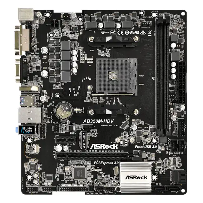 Материнская плата ASRock AB350M-HDV