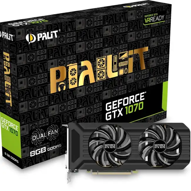 Видеокарта Palit GeForce GTX 1070 Dual PA-GTX1070 Dual 8G (8 ГБ)